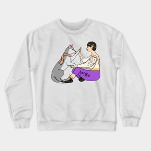 Nonbinary LGBTQ+ Pride Elf Crewneck Sweatshirt